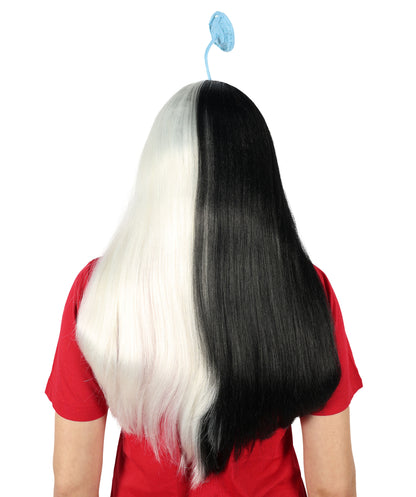 Womens Aliens Wig with Antennae , Blue TV/Movie Wigs , Premium Breathable Capless Cap