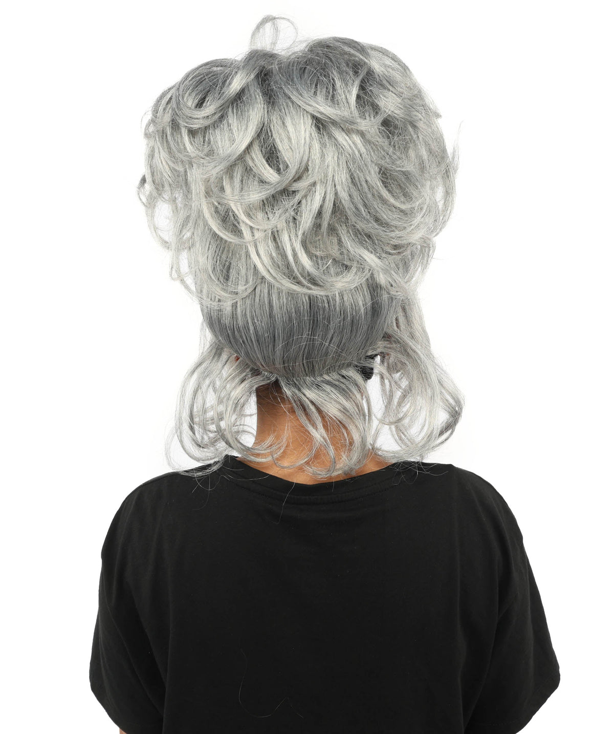 HPO Adult Women's Elegant Updo Tendril Wig | Multiple Color Options | Pastel peach hue, create of synthetic fiber, high teased volume with face-framing strands, breathable capless cap | Party, Halloween, theater, drag, performance, costume events