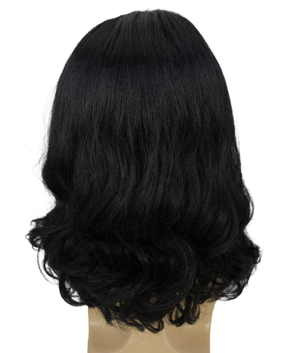 Men's Brown Barebone Medium Wavy Wig | Multicolor Options | Best for Halloween | Flame-retardant Synthetic Fiber