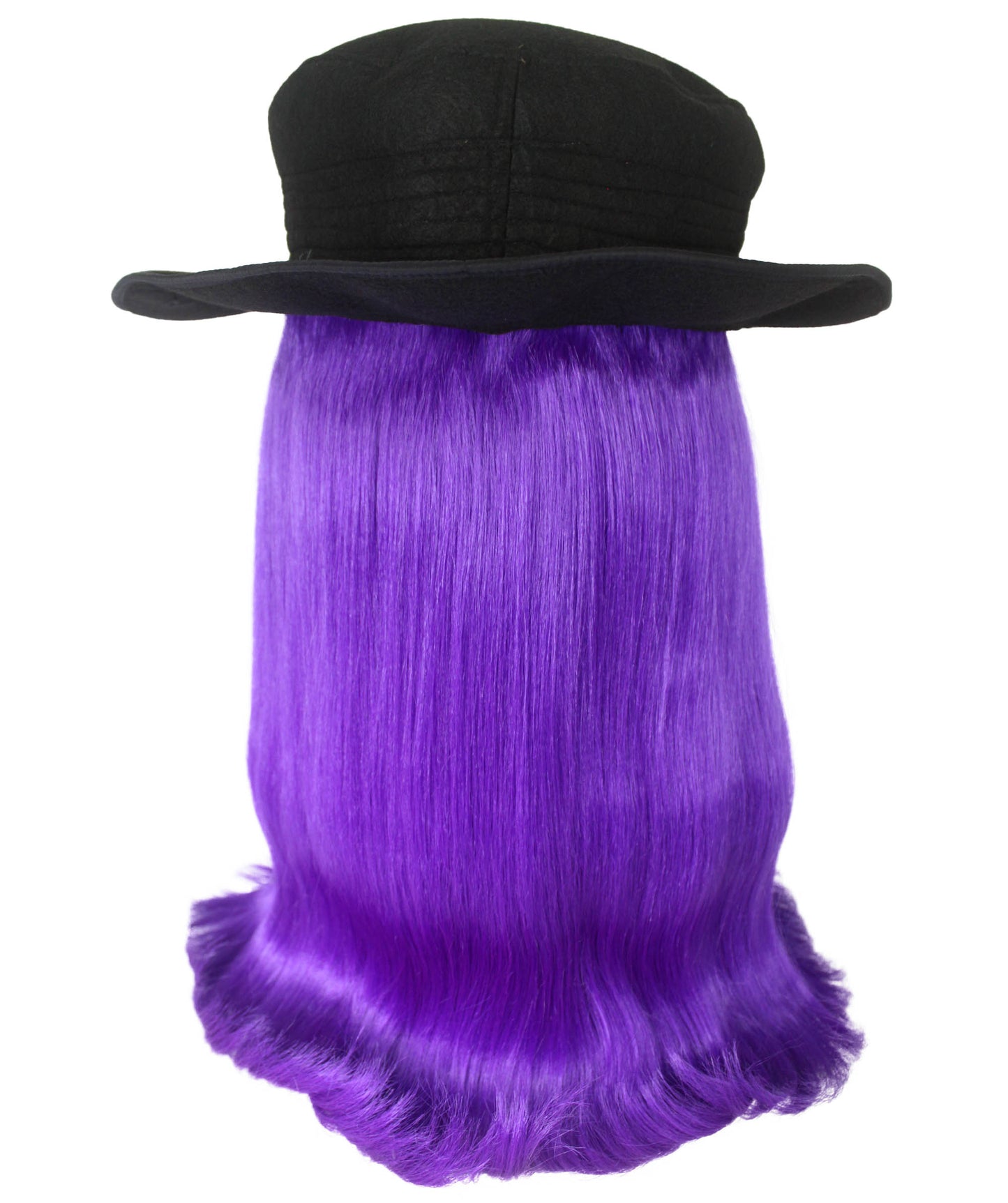 Purple Straight Creature Wig