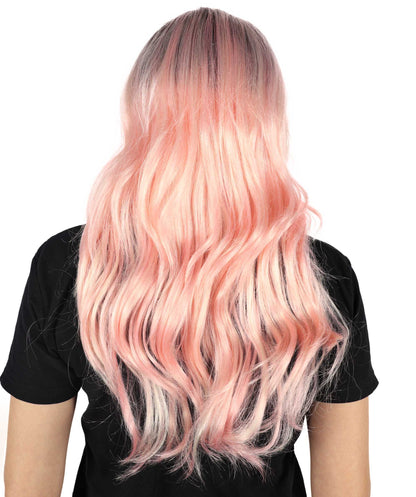 HPO  Women's Classic 90's Popstar Multiple Wig – Layered, Flirty Hairpiece with Pigtails, Perfect for Channeling a Retro Pop Icon Look, Premium Breathable Capless Cap