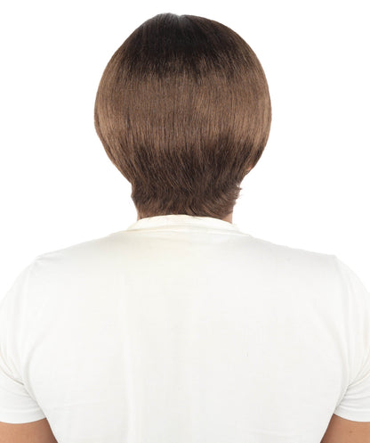Men's Short Dramatic Texture Wig | Multiple Color Option | undercut, multi-layered messy styling | Halloween, cosplay, drag, theatrical performances, and themed parties