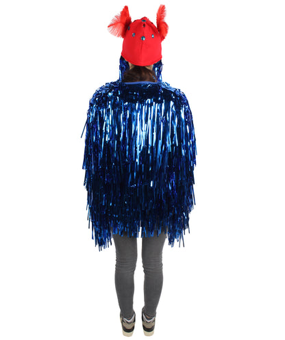 Adult Unisex DJ Tinsel Costume| Multiple Color Options