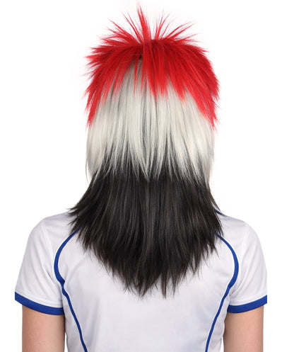 Egypt Flag Sports,80's Mullet Wig | Premium Breathable Capless Cap