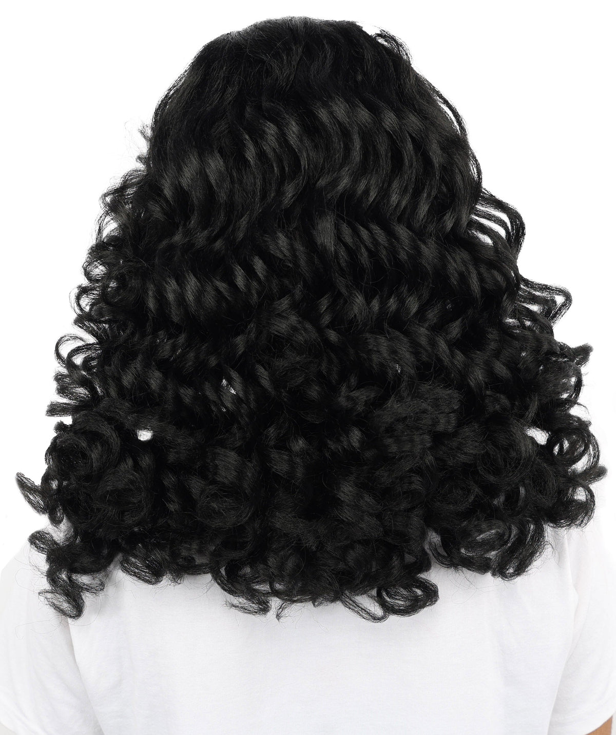 HPO Adult Women’s 16-Inch Medium Wig with Soft Curls | Multiple Color Options | Ideal for Cosplay, and Themed Events | Elegant, Versatile Hairpiece for Various Looks