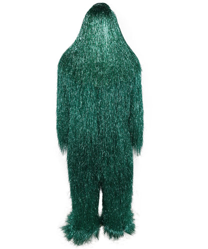 HPO Unisex Teen Extreme Tinsel Hairy Person Costume Bundle & Mask Set - Full-Body Tinsel Hair Suit Extra-Long Costume Wig for Halloween, Cosplay & Parties - Multiple Color Options