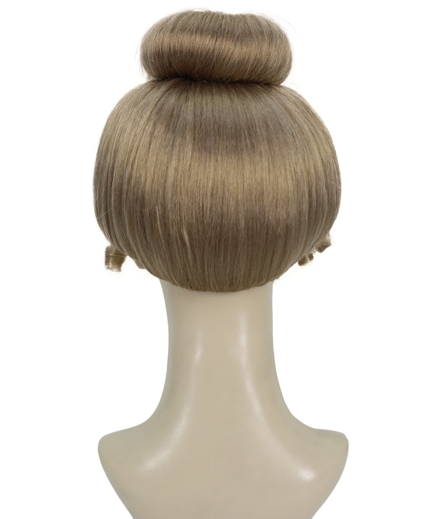 HPO Women’s Vintage Edwardian Updo Dark Blonde Wig | Classic Early 20th Century Hairstyle | Synthetic Fibers with Adjustable Cap for Cosplay & Stage