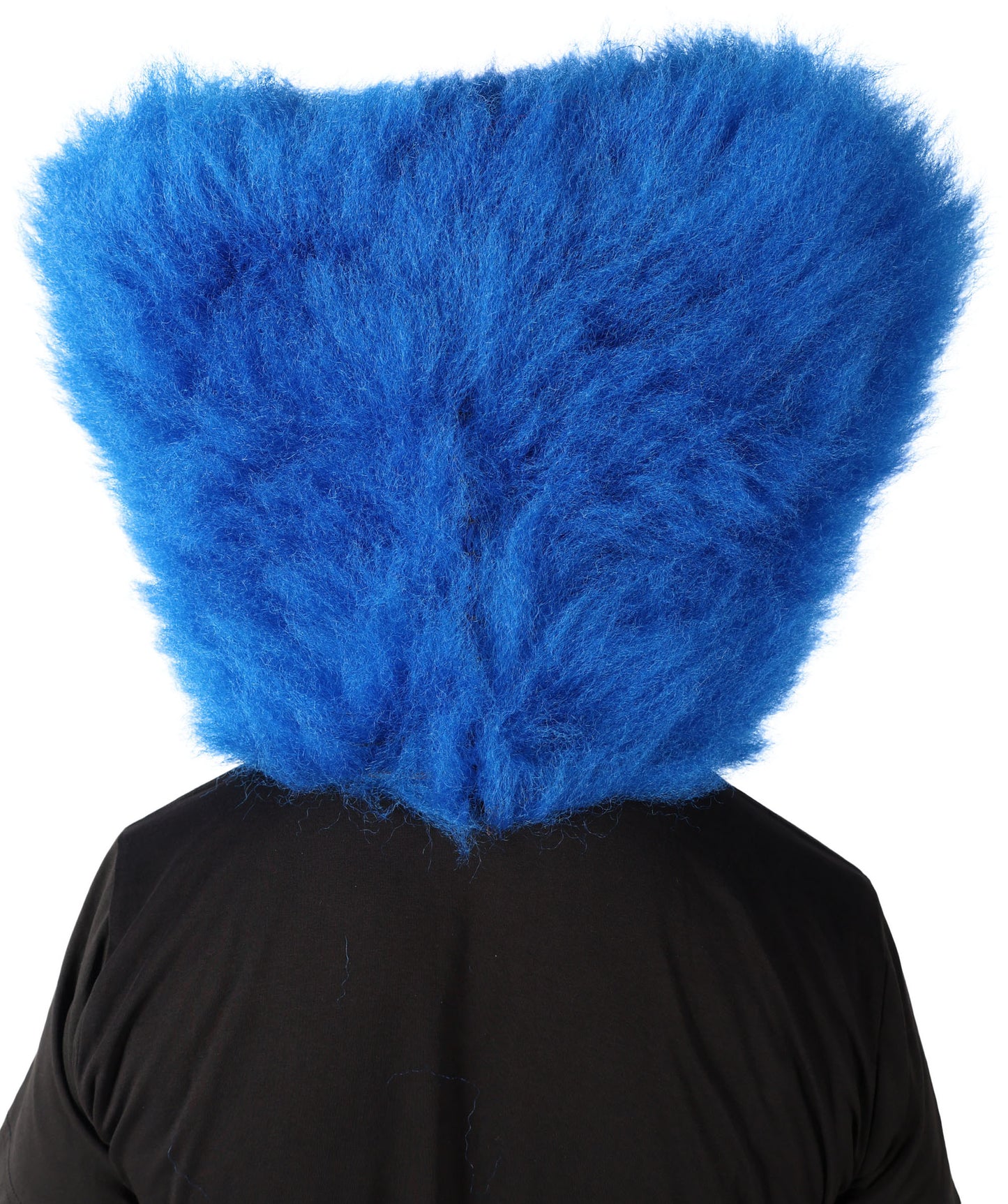 HPO Adult Furry Blue Monster Full-Body Costume with Scary Mask| Perfect for Halloween| Flame-retardant Synthetic Fabric