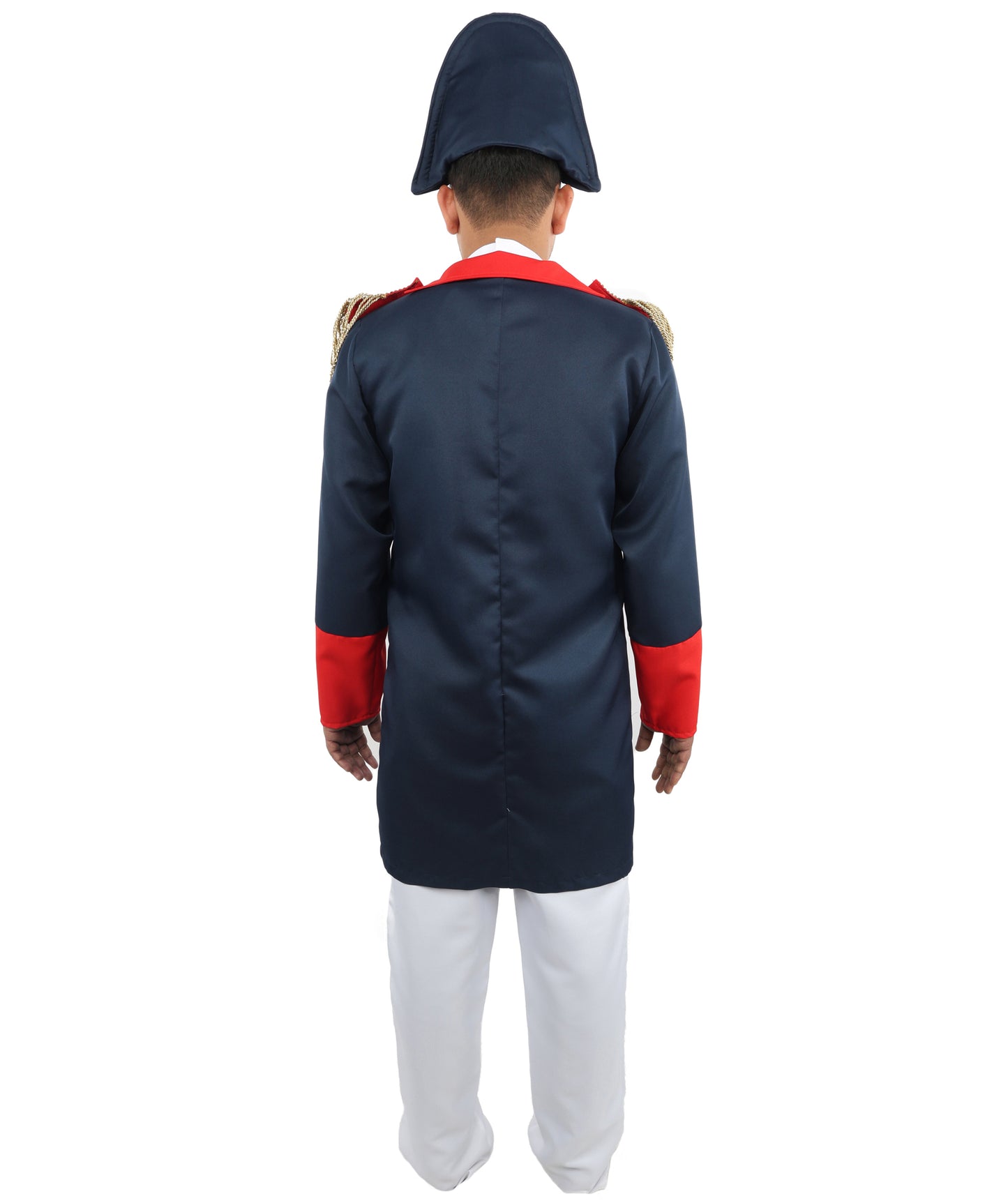 HPO Men’s Military Emperor Style Costume - Formal Command Ornate Jacket | Event Appearance for Theme Nights, Performances