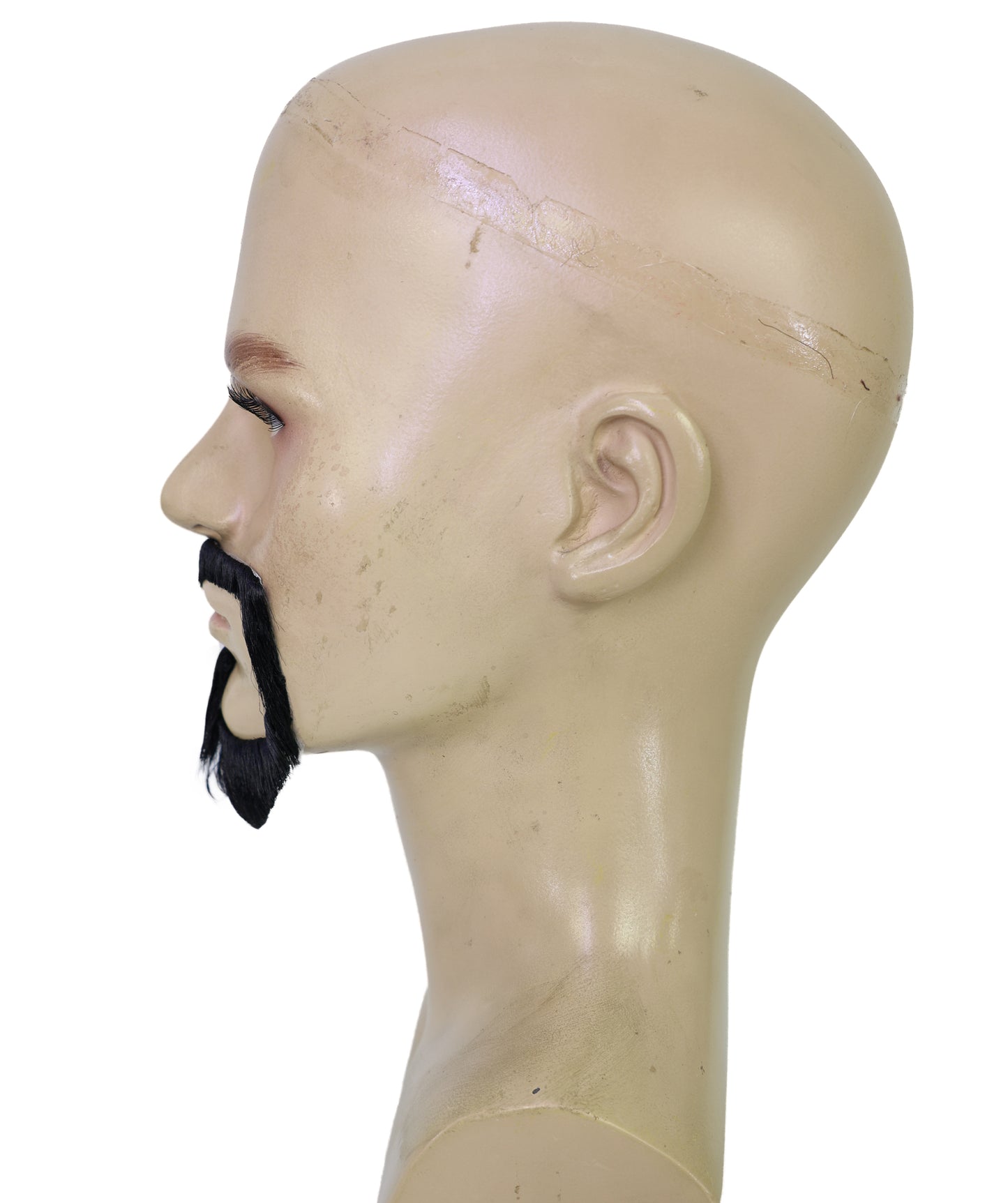 Men’s 90s Parody Black Gangsta Goatee Beard and Mustache | Cosplay Wig | Perfect for Halloween and Themed Events