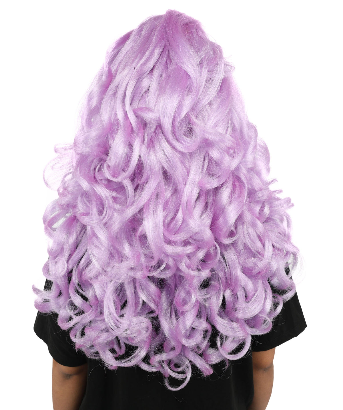 HPO Adult Long 20-Inch Curly Wig | Multiple Color Options | Ideal Cosplay, and Themed Parties | Soft, Natural-Looking, and Easy to Wear