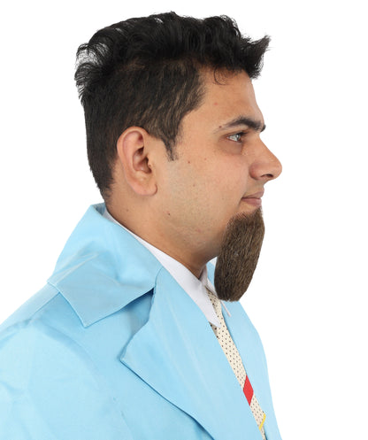 Men's Van Dyke Goatee Beard | Synthetic Facial Multiple Color Options Hair