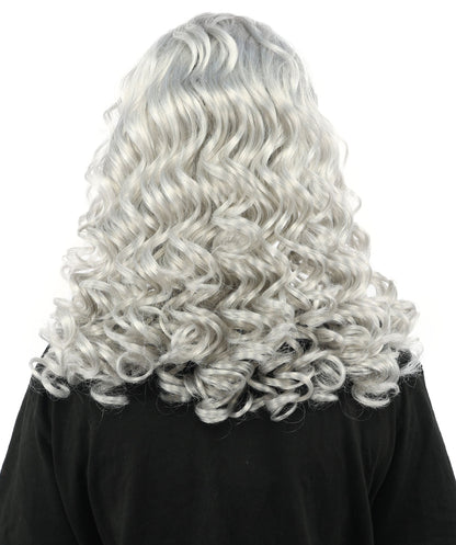 HPO Adult Women’s 16-Inch Medium Wig with Soft Curls | Multiple Color Options | Ideal for Cosplay, and Themed Events | Elegant, Versatile Hairpiece for Various Looks