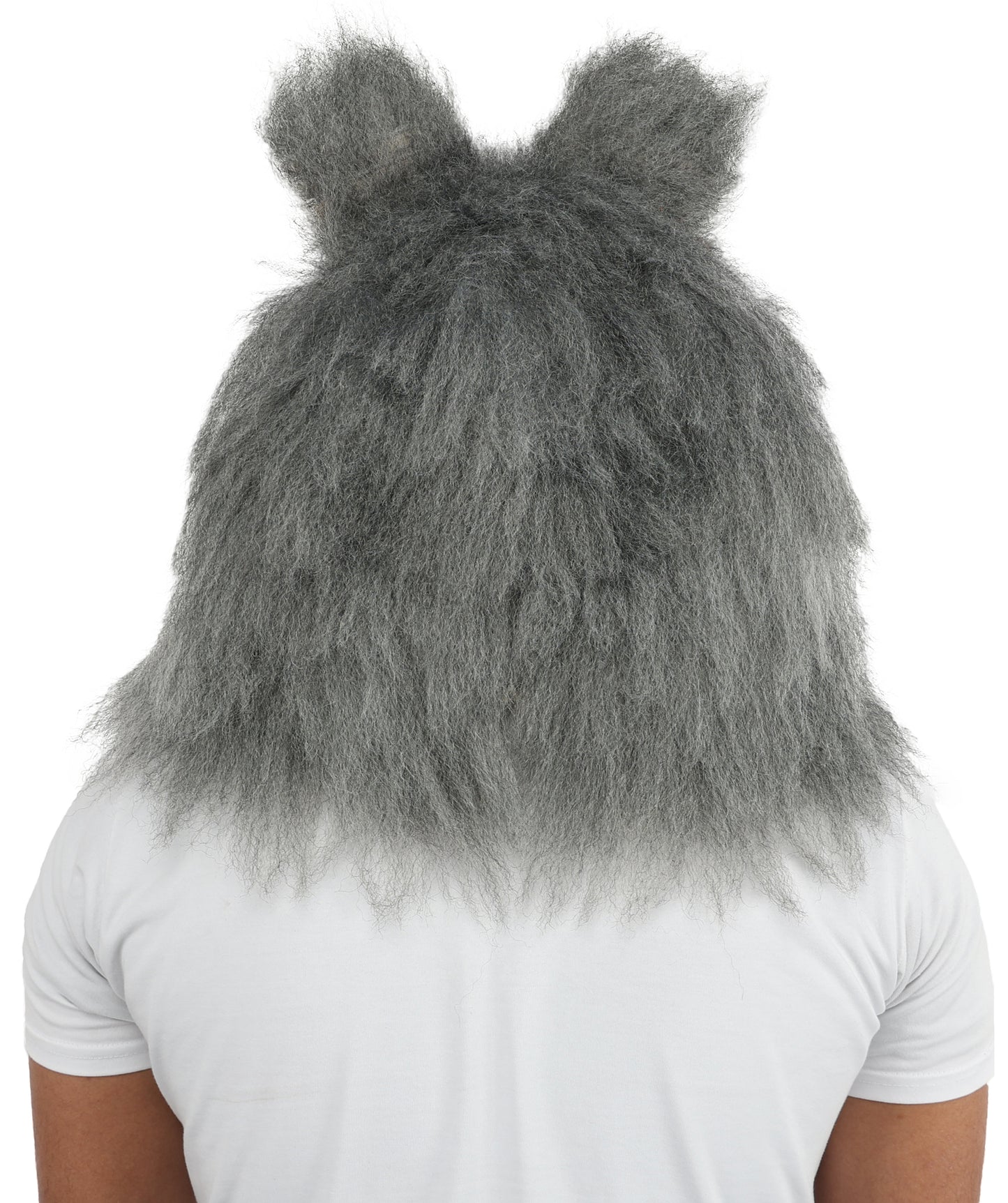 HPO Unisex Dark Grey Wolf Mascot Costume Bundle & Mask Set | Realistic Animal Full Coverage Outfit | Crafted for Parties and Cosplay events
