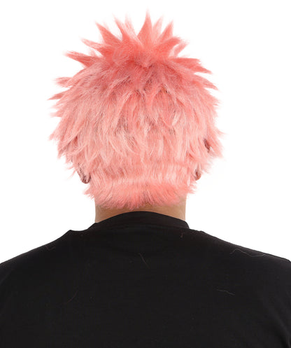 HPO Adult Men's Japanese Superhero Manga Spiky Wig |  Multi Color Options
