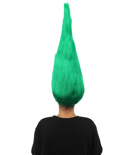 HPO Adult & Teen Women's Tall Cone Wig | Multicolor Options, create of synthetic fiber, extremely tall smooth pointed texture, breathable base | Party, Halloween, theater, drag, performance, costume events