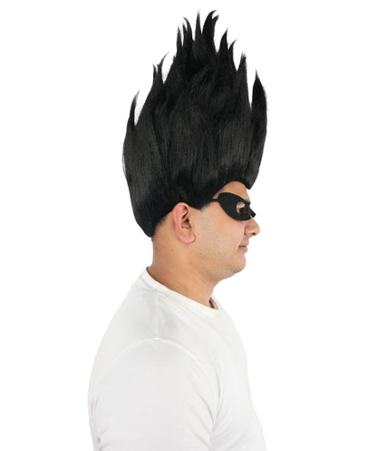 HPO Animated Movie Supervillain Wig , Troll Wig , Premium Breathable Capless Cap