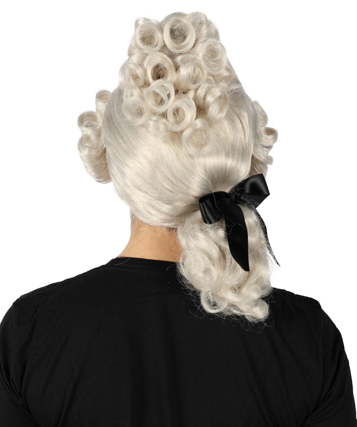 HPO Women Heian Mystara Curly White and Blonde Wig| For Party and Halloween | Flame-retardant Synthetic Fiber | Breathable Capless Cap |