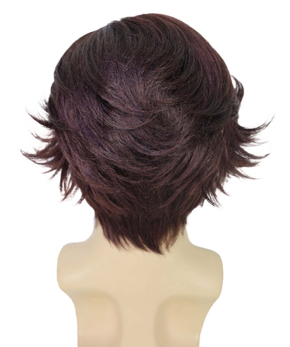 HPO Adult Men’s Wild 90s Detective Wig | Eccentric Character Look for Halloween