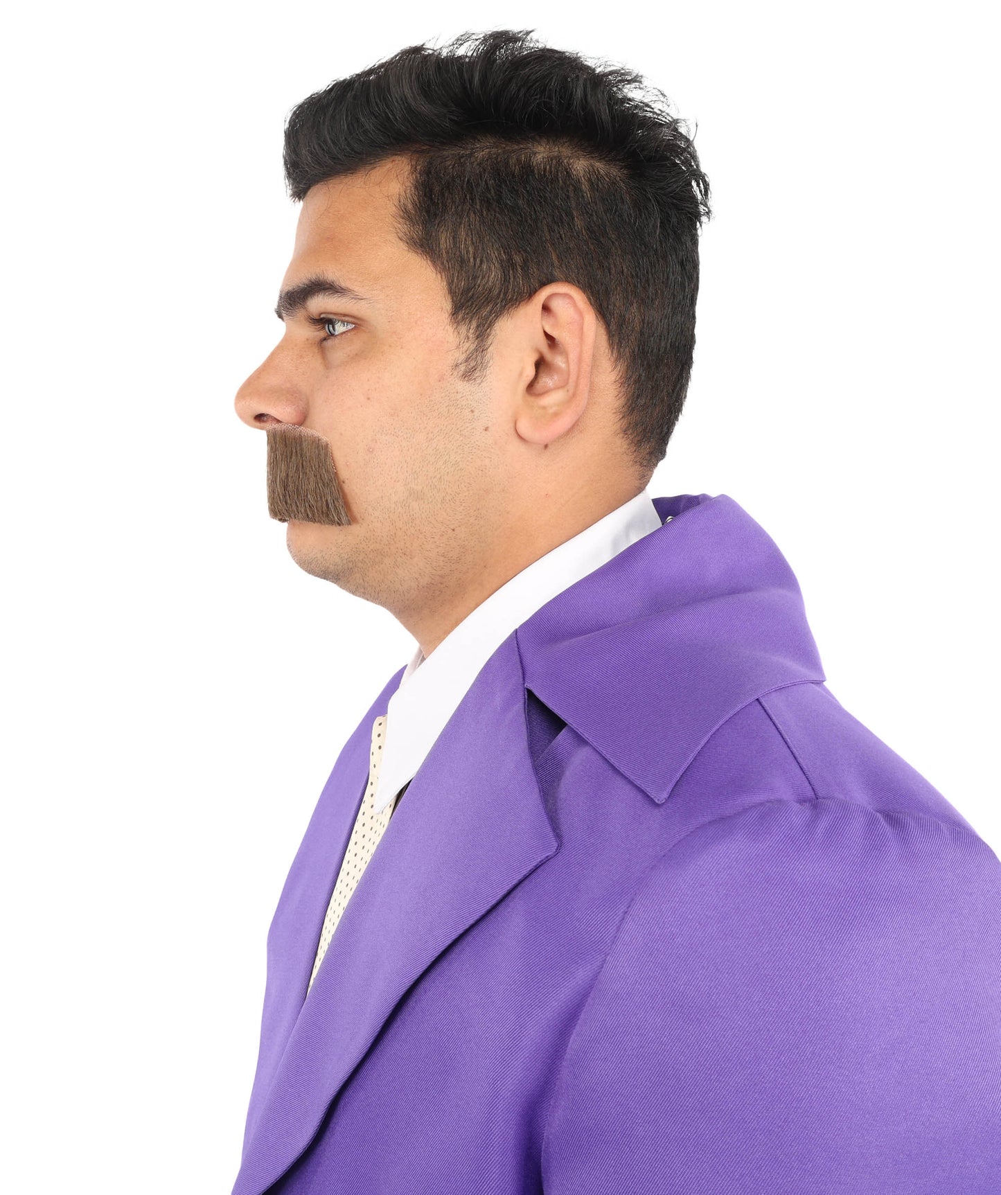 Men's Human Hair Moustache | Facial Hair Multiple Colours Option | HPO