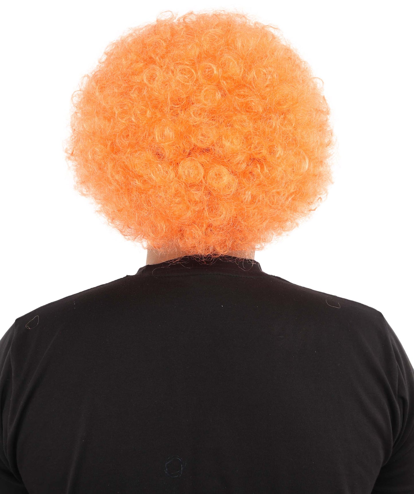 HPO Men's Afro Style Clown Wig with Standard Cap  | Flame-Retardant Synthetic Fiber | Ideal for Parties, Cosplay, and Themed Events