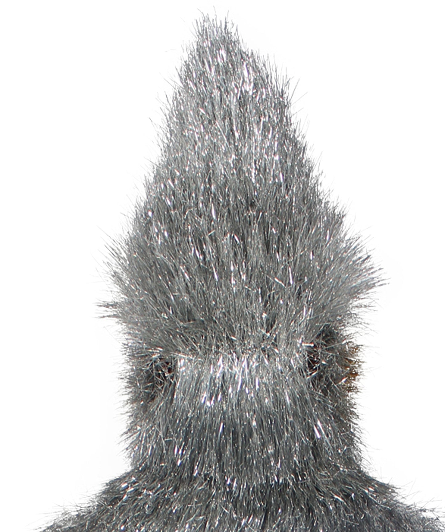 HPO Men's Furry Cardinal Mascot Tinsel Mask Costume, Halloween-Mask, Flame-retardant Tinsel Material