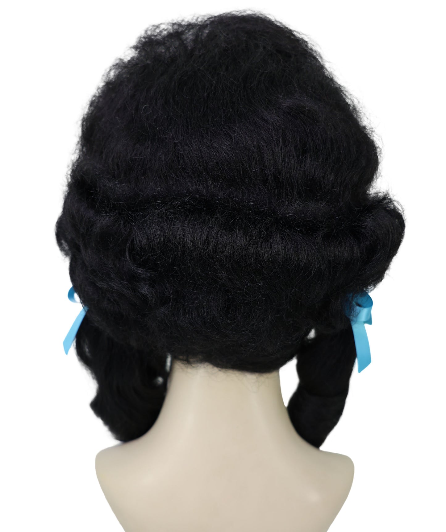 HPO Women’s Classic Elly May Clamped Multiple Wig With Two Blue Hair Ribbons