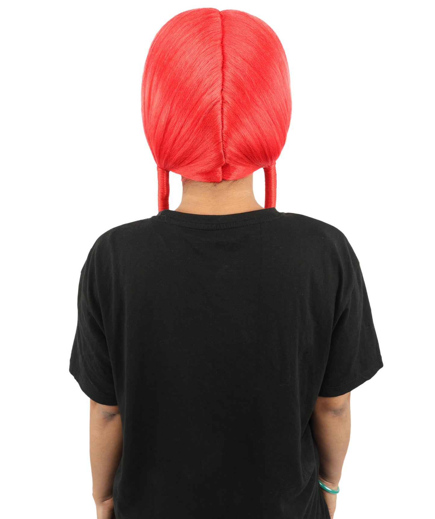 HPO Women's Extra Long Pigtail Wig | Multicolor Options | Floor Length Straight Twin Tails with Bangs, Heat Friendly Synthetic Fiber & Adjustable Cap | Halloween, Fairy Roleplay, Magical Girl Theme, Theater & Carnival