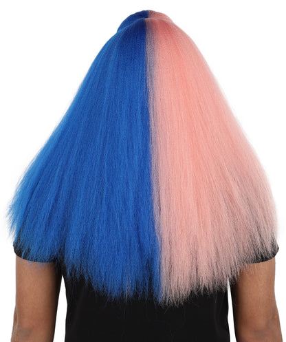 HPO  Extreme Hairy Person Two Part Costume, Mask and Bundle Set - Full-Body Hair Suit Extra-Long Costume Wig for Halloween, Cosplay & Parties - Multiple Color Options