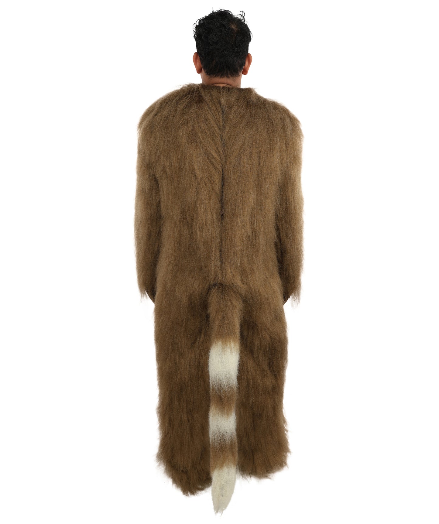 HPO Unisex Brown Bear Mascot Costume Bundle with Plush Head Mask Set | Animal Character Suit with Head Cover | Designed for Fancy Dress Wear