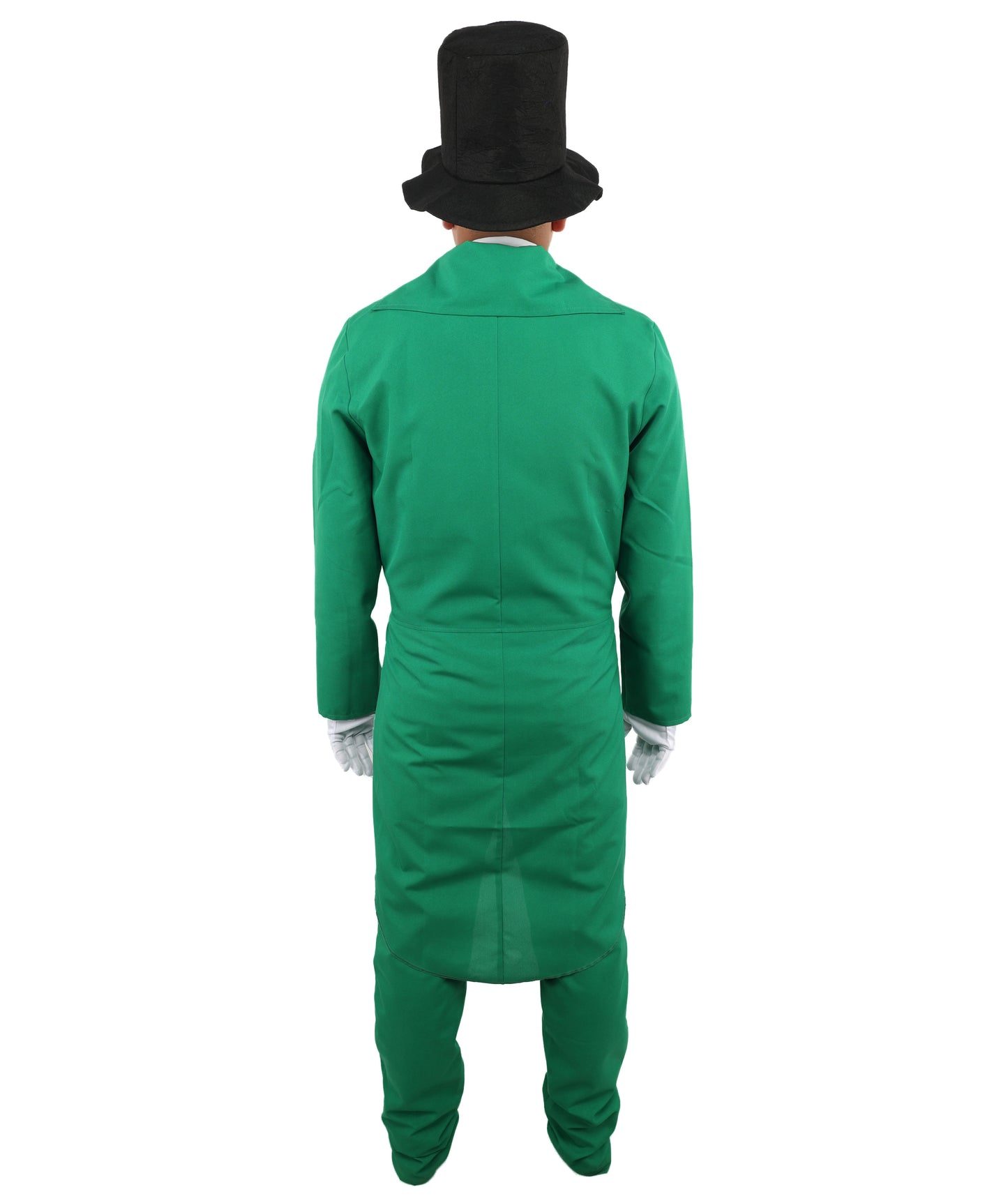 HPO Men's Holiday Gentleman Costume | Structured Poplin Suit Featuring Double Breasted Jacket and Vest | Versatile for Stage Shows, Christmas Parties, and Vintage Events