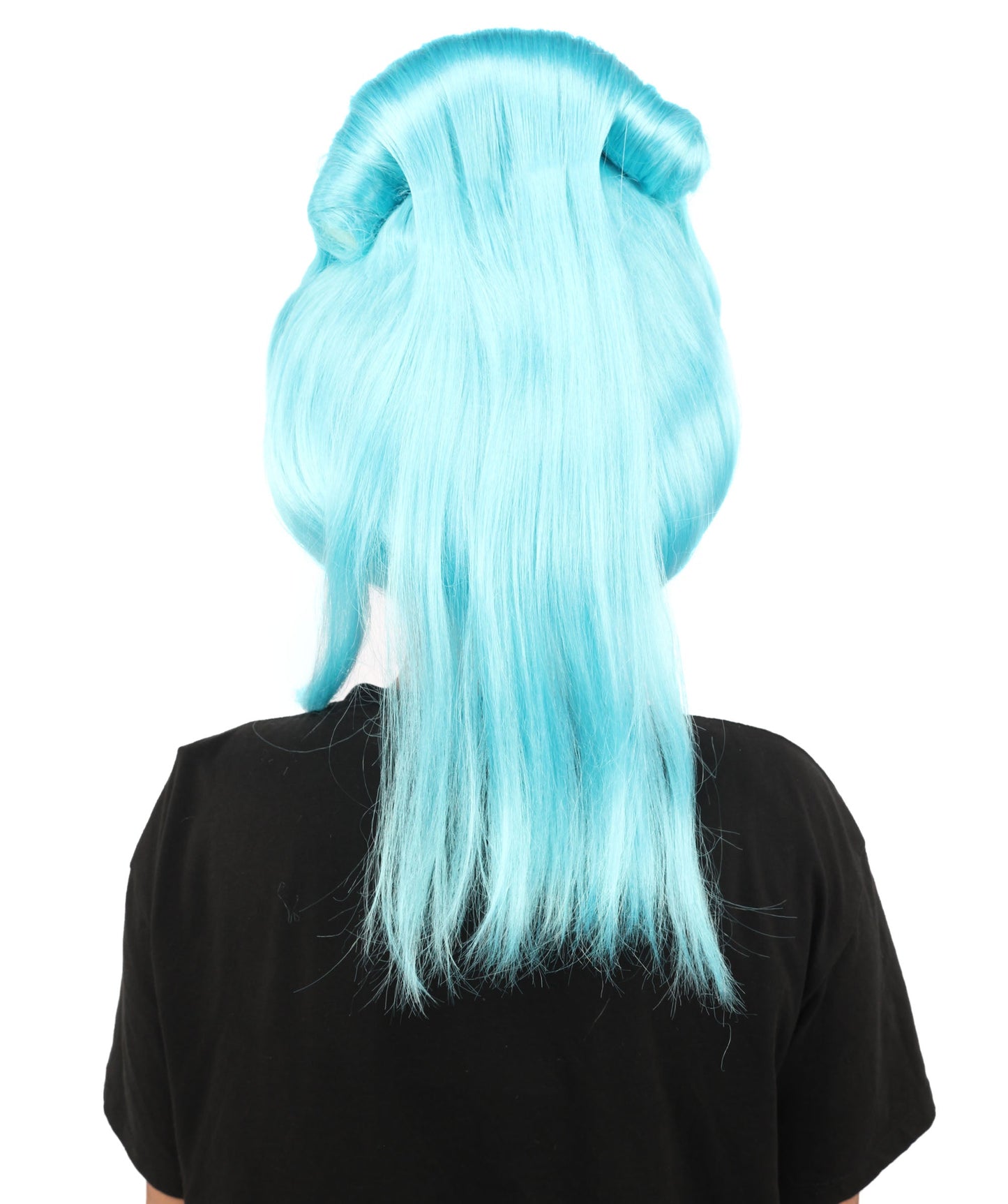 HPO Adult Women's Avant-Garde Bouffant Wig | Multiple Color Options | Create of synthetic fiber, massive smooth updo with micro bangs, breathable base | Party, Halloween, theater, drag, performance, costume events