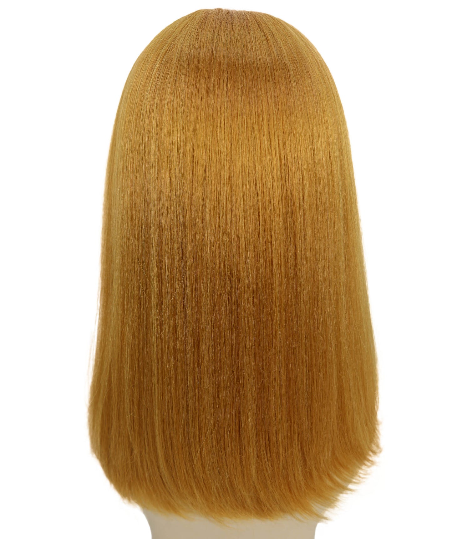HPO Adult Women’s Vibrant Rainbow Fringe Wig | Bob with Colorful Streaks for Fashion | Breathable Capless Cap