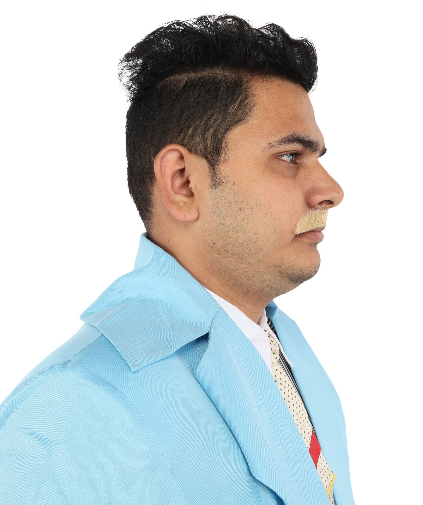 Men's Human Hair Moustache | Facial Hair Multiple Colours Option | HPO