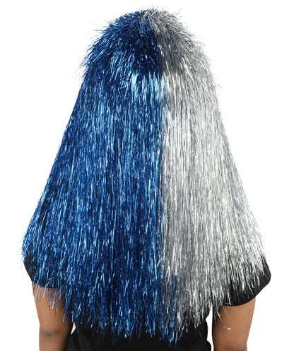 HPO Teen Extreme Hairy Two Part Costume Bundle & Mask Set - Full-Body Hair Suit Extra-Long Costume Wig for Halloween, Cosplay & Parties - Multiple Color Options