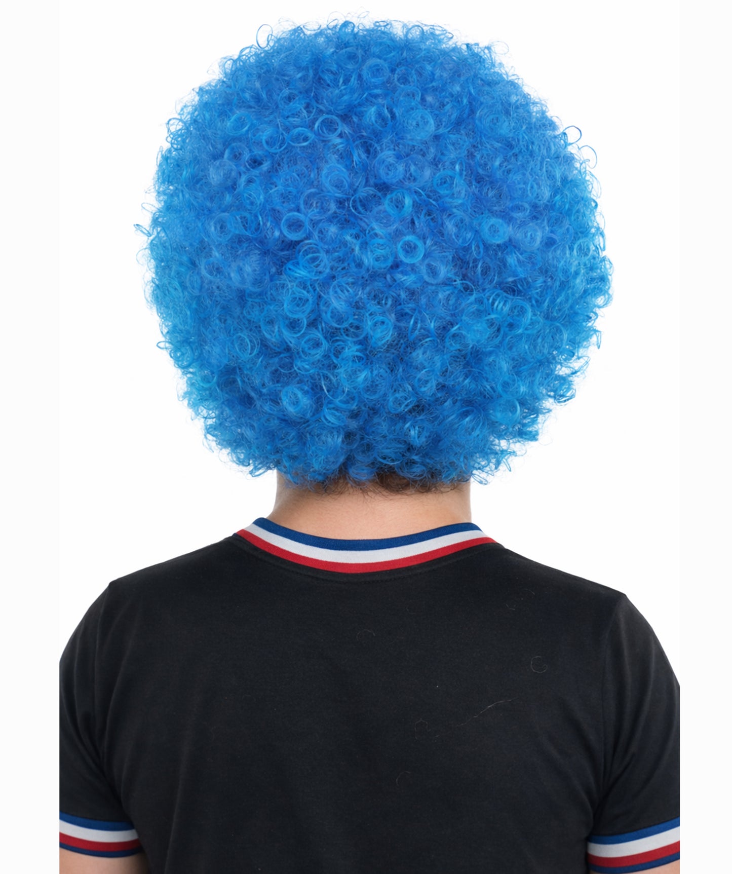Short Afro Clown Unisex Wig | Fancy Halloween Wig Premium Breathable Capless Cap