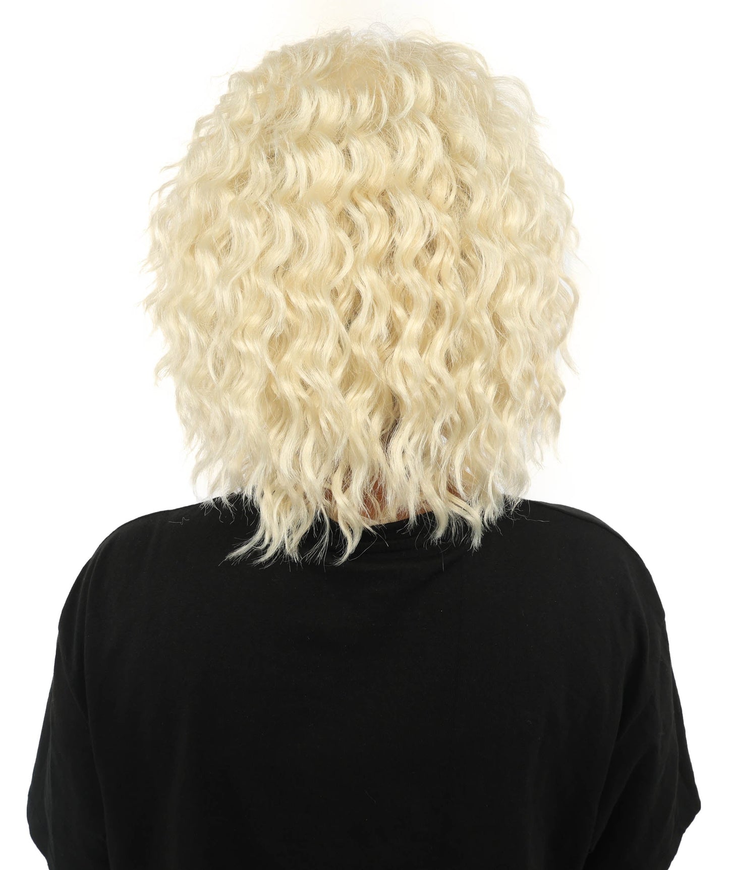 HPO Adult Women's Messy Teased Spiky Multicolor Wig | Curly Two-tone vibrant hue, create of synthetic fiber, extreme textured volume, breathable capless base | Party, Halloween, theater, drag, performance, costume events