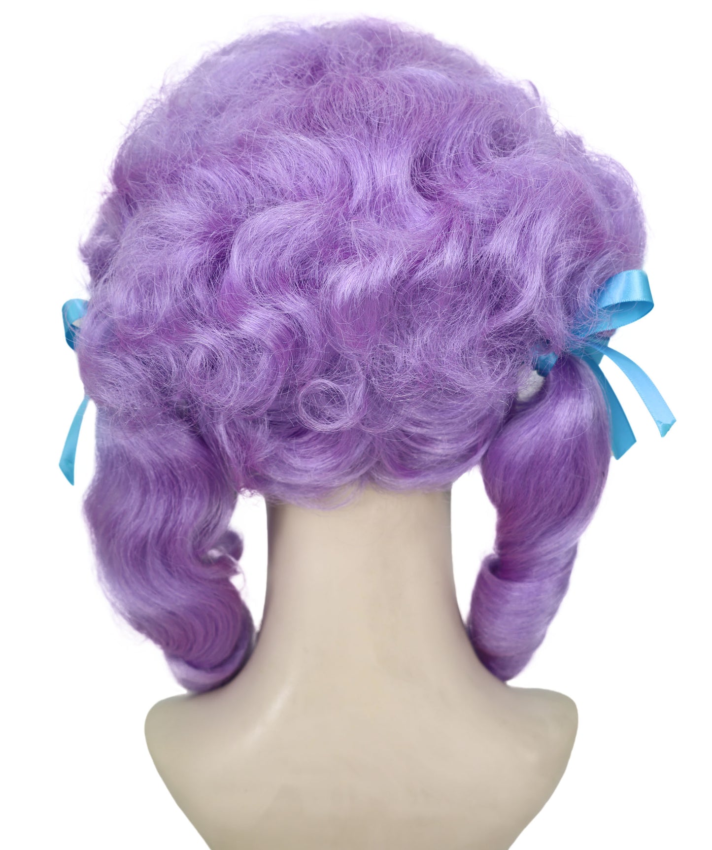 HPO Women’s Classic Elly May Clamped Multiple Wig With Two Blue Hair Ribbons