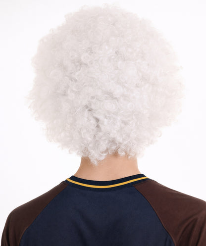 Japan Afro Wig | Super Size Red White Jumbo Wig