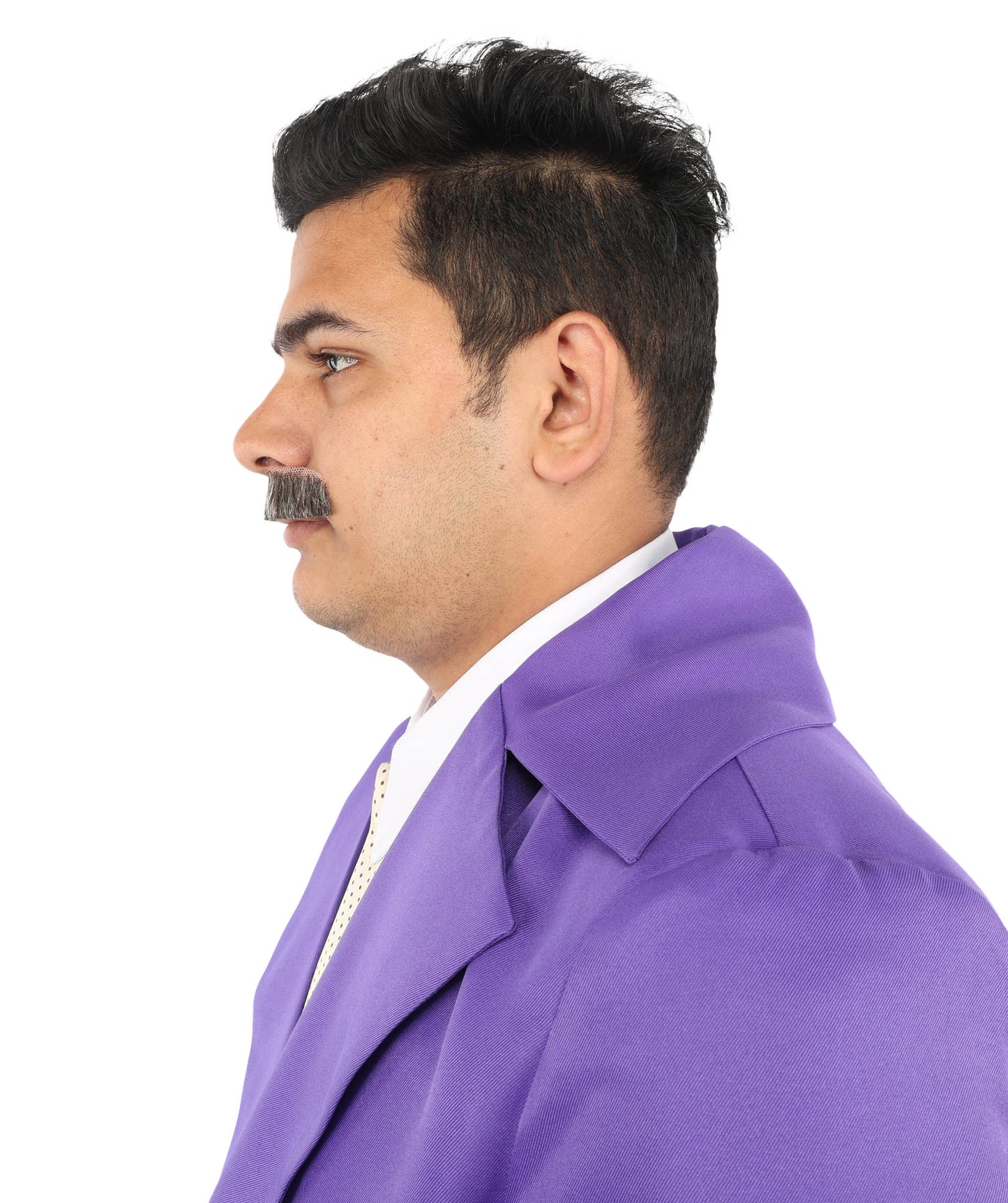 Men Moustache Human Hair  | Facial Hair Multiple Colours Option | HPO