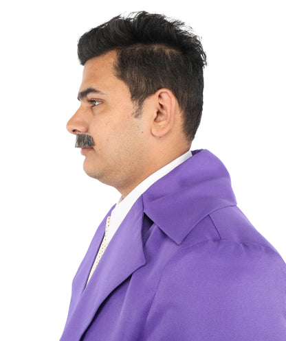 Men Moustache Human Hair  | Facial Hair Multiple Colours Option | HPO