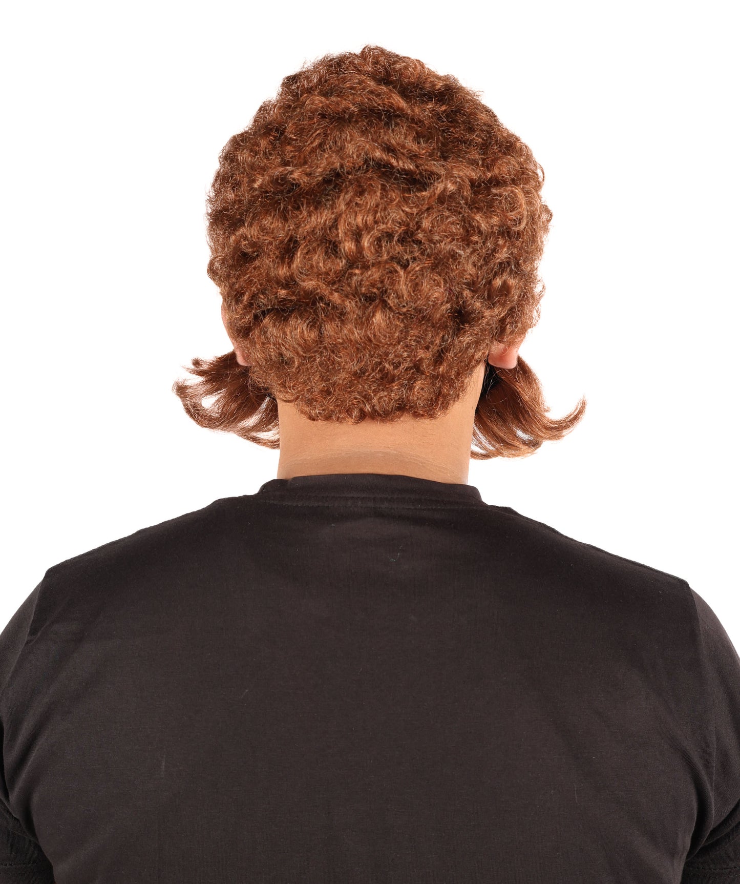 HPO Men's Brown Wig Set with Muttonchop Beard and Mustache | Halloween Wig | Flame-retardant Synthetic Fiber