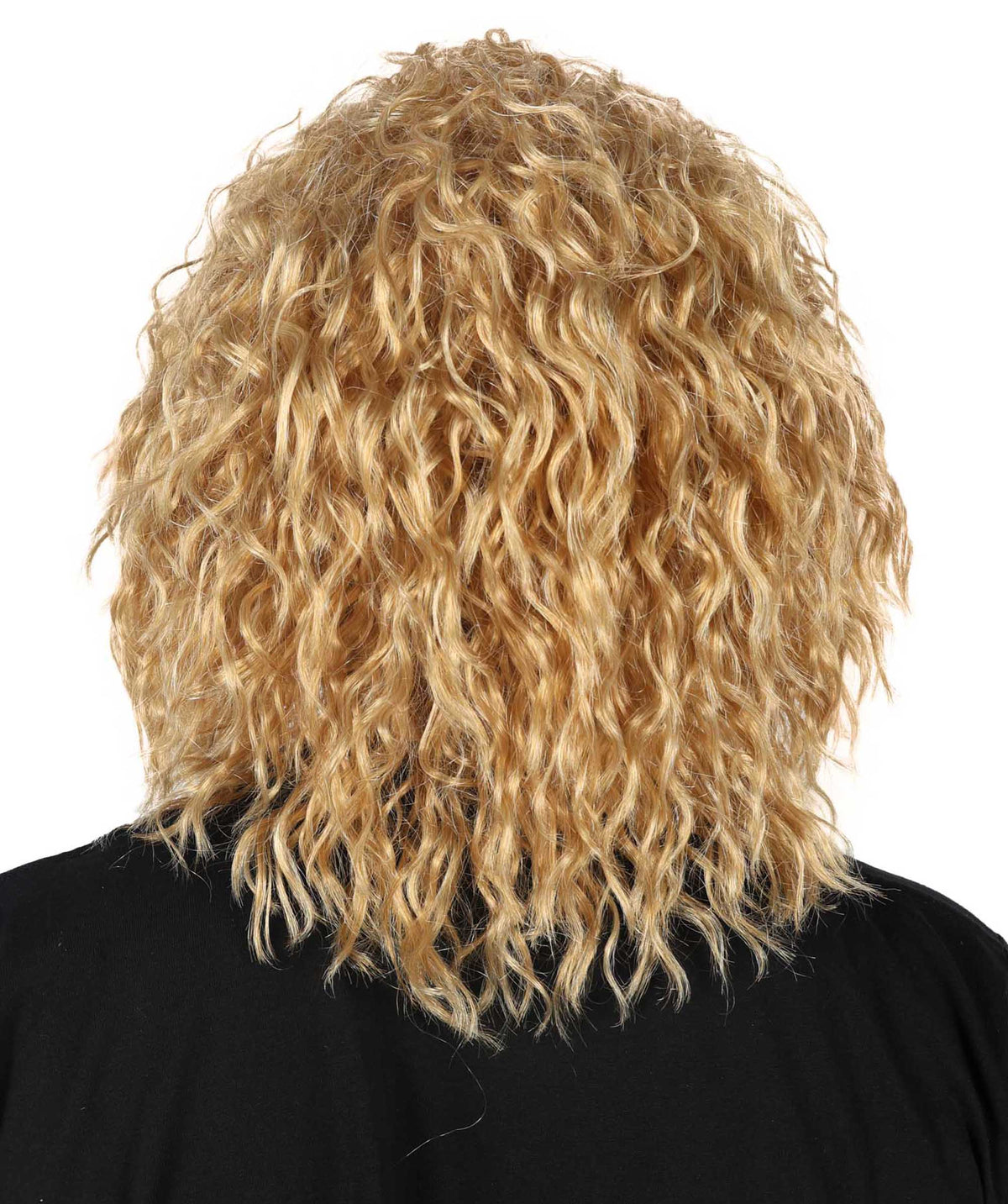 HPO Women's Short Fluffy Wavy Multiple Wig | Halloween and Party Wig | Flame-retardant Synthetic Fiber