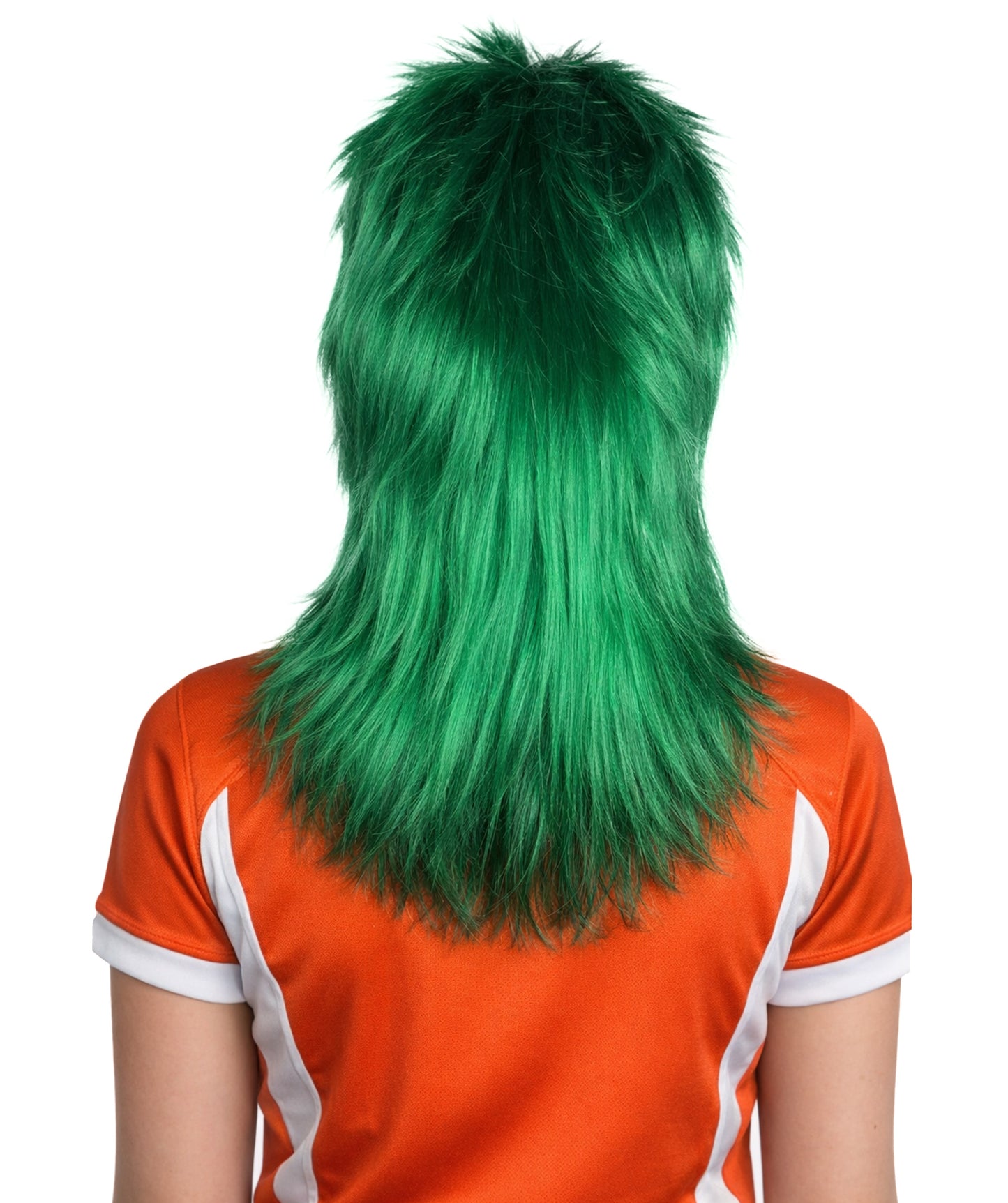 Saudi Arabia Flag Sports,80's Mullet Wig | Premium Breathable Capless Cap