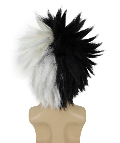 HPO Men's Japanese Superhero Manga Dark-green Spiked Wig