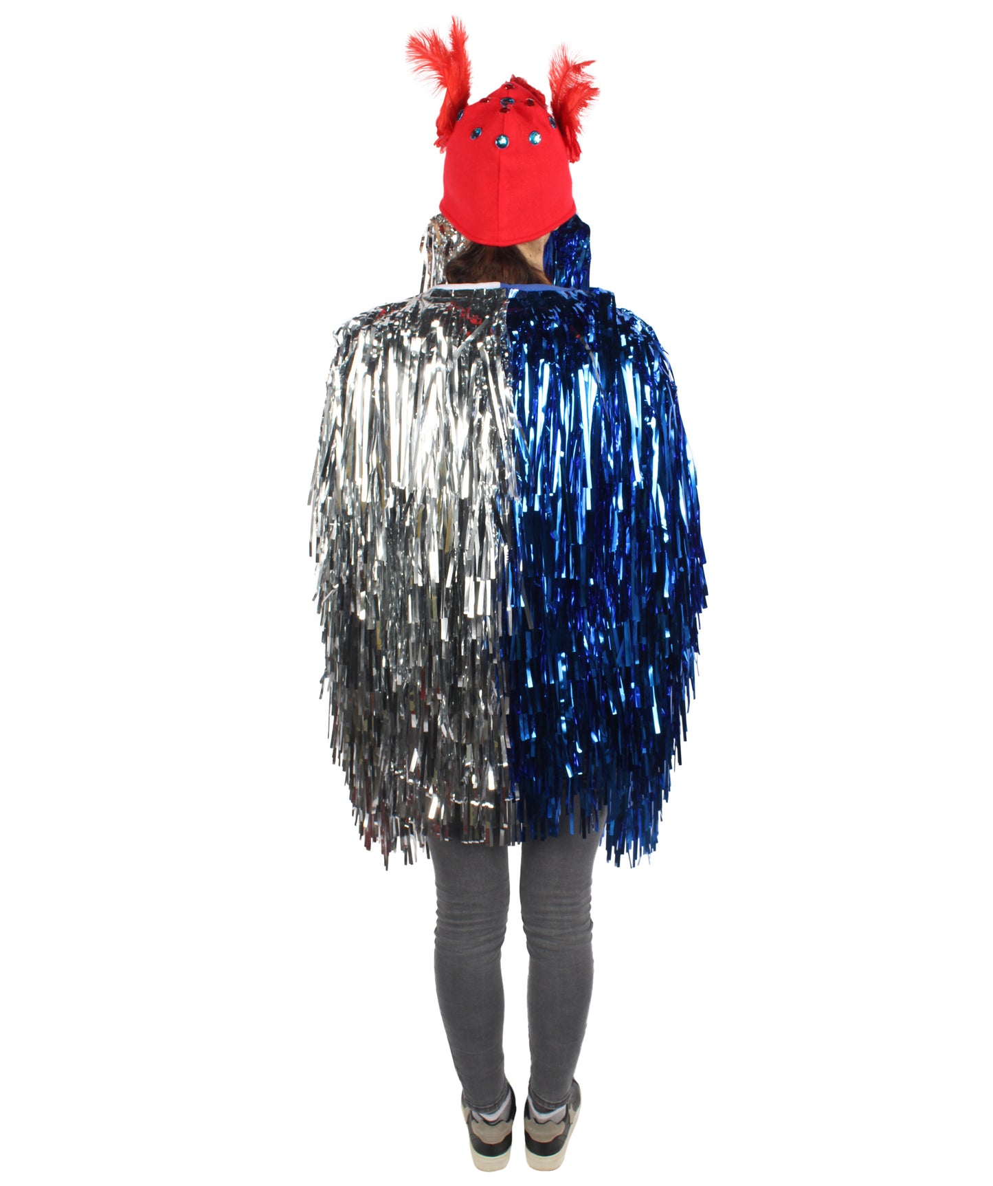 Adult Unisex DJ Tinsel Costume| Multiple Color Options