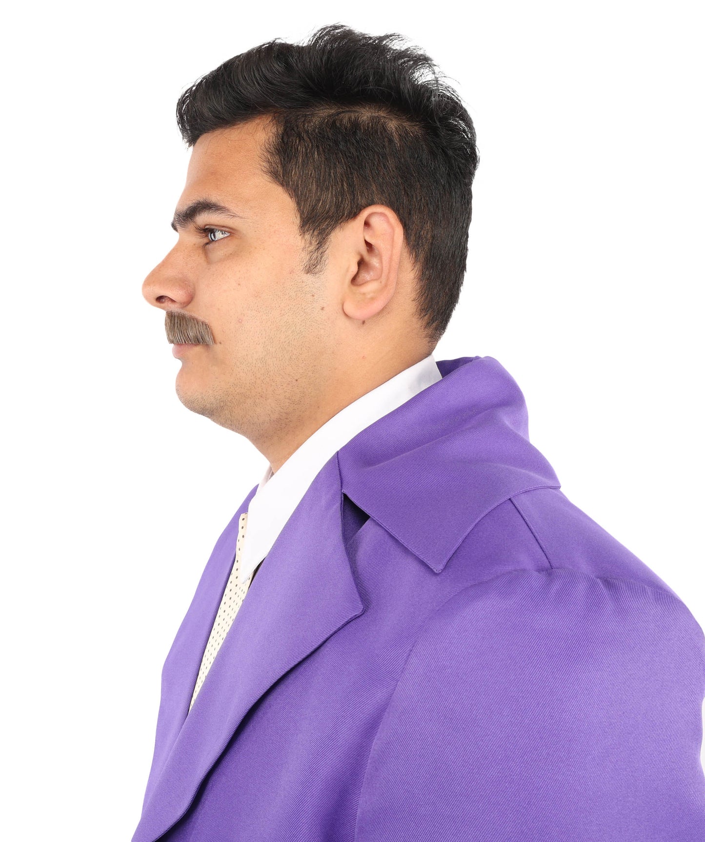 HPO Men's TV/Movie Fake Human Hair Mustache | Multi Color Options