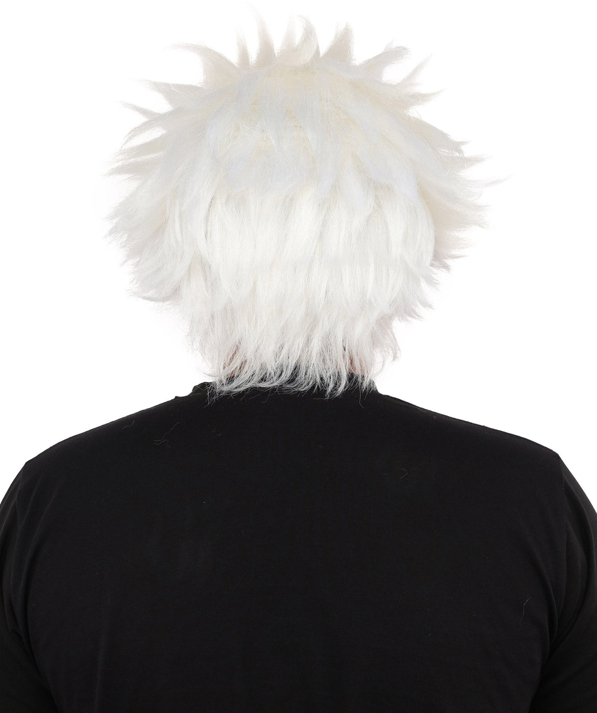 HPO Adult & Teen Men’s 11-Inch Spiky Wig with Beard Set | Multiple Color Options, Ideal for Cosplay, and Themed Events | Bold Style for Fun and Creative Looks