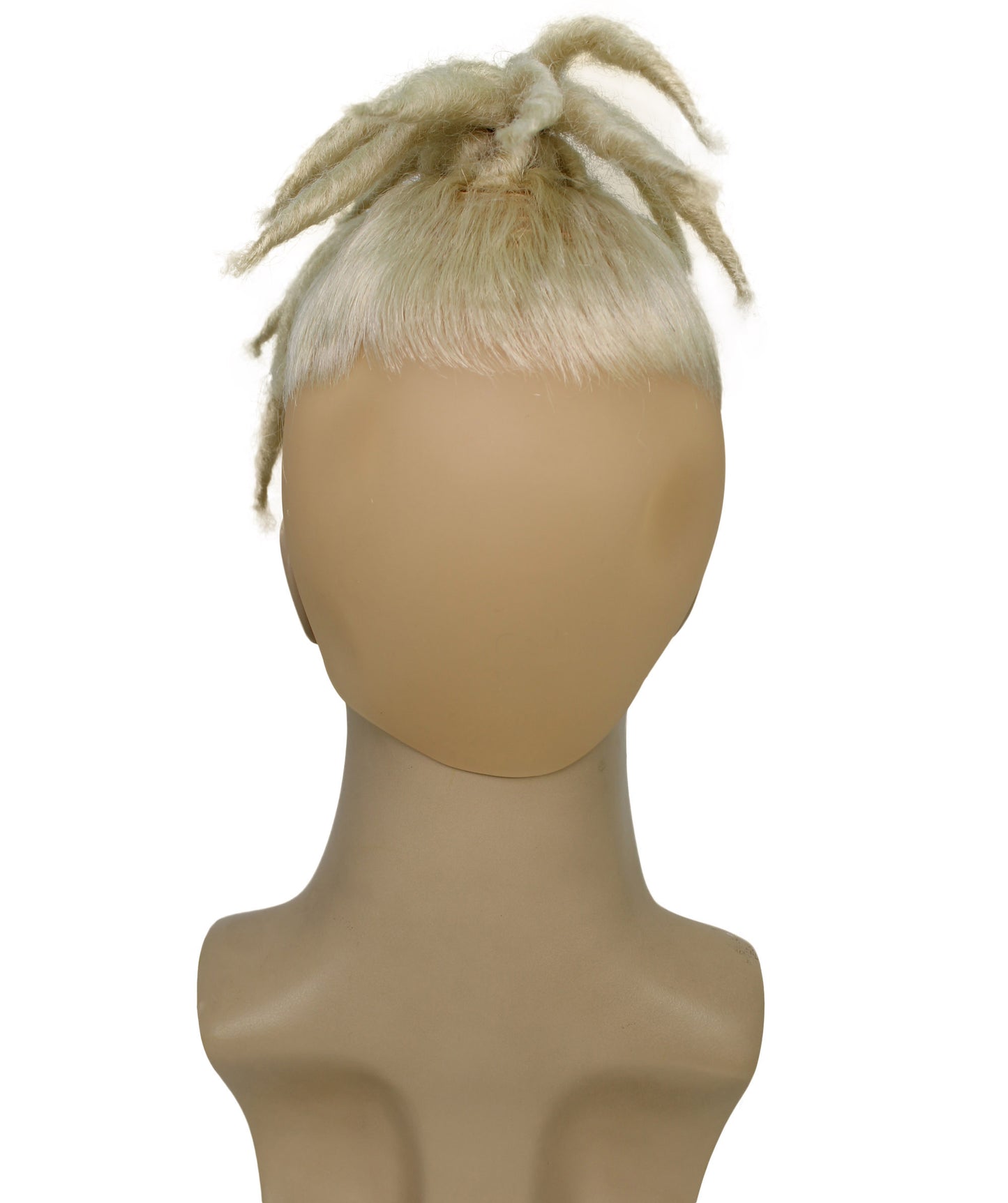 HPO Men’s American Rapper Dark Blue Dreadlock Updo Wig I Non-flammable Synthetic Fiber Wig