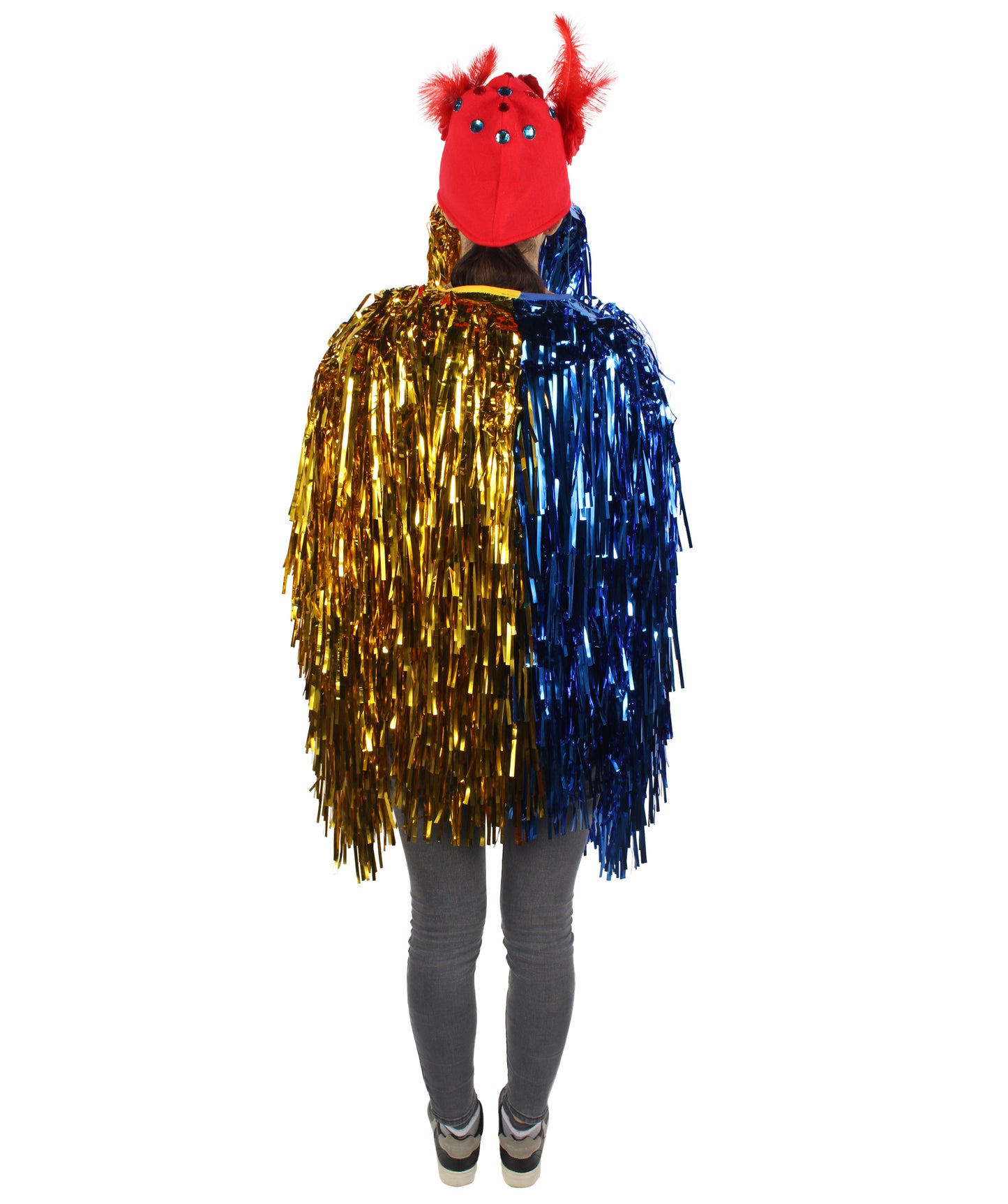 Adult Unisex DJ Tinsel Costume| Multiple Color Options